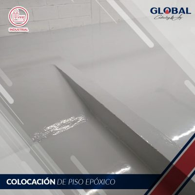 Colocación de piso epóxico