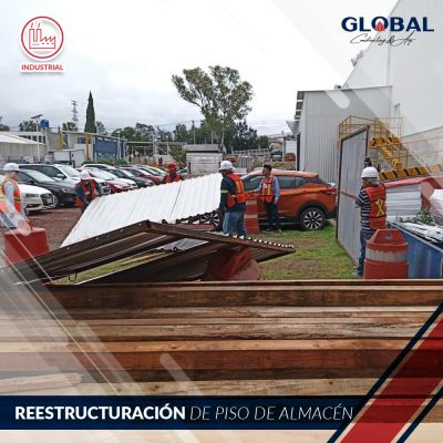 Reestructuración de piso de almacén