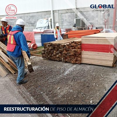 Reestructuración de piso de almacén