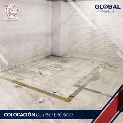 Colocación de piso epóxico